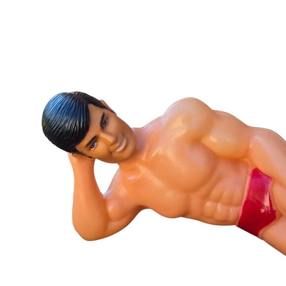 Vintage Hunky Macho Man Cake Topper Birthday Bachelorette Party Bakery Crafts - Picture 15 of 16